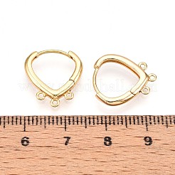 Латунная серьга-кольцо KK-N261-65G