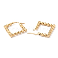 Серьги-кольца из нержавеющей стали 304 EJEW-M221-11G