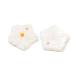 Подвески в виде цветов из натуральных пресноводных ракушек SHEL-B005-02