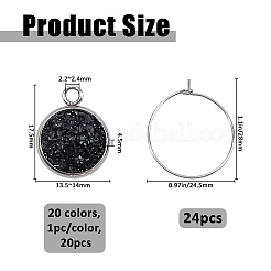 Наборы для изготовления шармов для бокалов своими руками&nbsp;DIY-FH0010-29