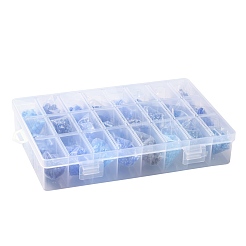 288 г 24-х цветных стеклянных бусин&nbsp;SEED-JQ0005-01E-4mm