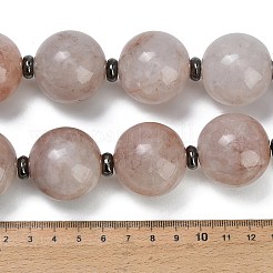 Perles et brins de quartz hématoïde naturel et de quartz ferrugineux&nbsp;GG-CBA007A-D09-02