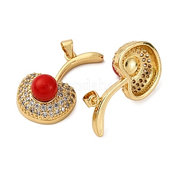 Латунные микро проложить кубического циркония подвески&nbsp;KK-D390-14G