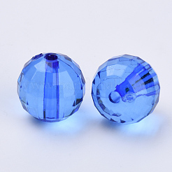 Perles en acrylique transparente&nbsp;TACR-Q254-8mm-V44