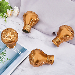 Teste di bastoni per tende in plastica&nbsp;FIND-WH0021-27B