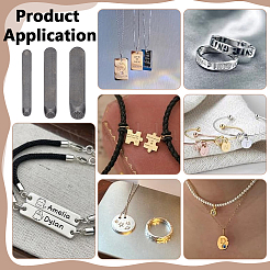 3 шт. 3 стиля штампов из стали и кожи AJEW-BC0008-98A