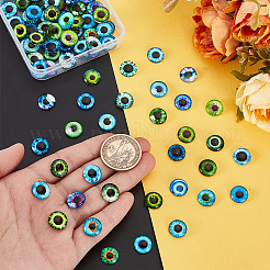 1 набор стеклянных кабошонов&nbsp;GLAA-GA0002-27A