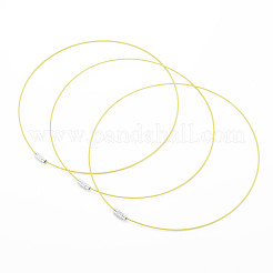 Проволока из нержавеющей стали ожерелье шнура поделки изготовления ювелирных изделий TWIR-R003-02