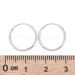 925 серебряная серьга с обручем STER-E062-05B-S