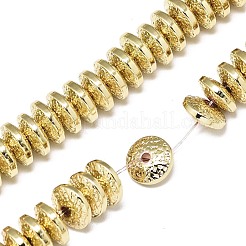 Electroplate non magnetici ematite sintetico fili di perline&nbsp;G-S372-001-01KC