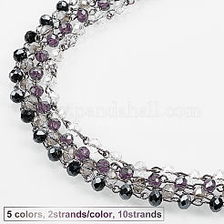 Ручной работы из стекла бисерные цепочки для ожерелья браслеты материалы&nbsp;AJEW-OC0001-78