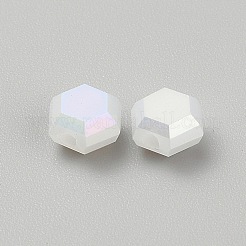 Imitazione placca perle di vetro giada&nbsp;EGLA-WH20001-02E