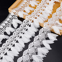 3 ярд 3 стилей полиэстеровая вышивка цветочная кружевная отделка&nbsp;OCOR-GA0002-05