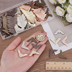 125 шт. 5-х цветный железный треугольный защитный уголок FIND-WR0012-30