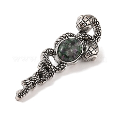 Натуральный рубин в цоизита подвесками&nbsp;G-A224-03AS-10