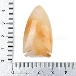 Pendentifs de jade topaze naturelle&nbsp;GG-CBA7FE3-01H