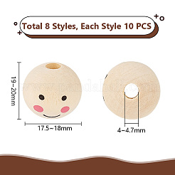 80 шт. WOOD-PH0002-68