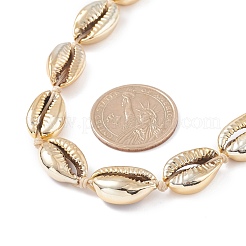 Колье из бисера из натуральной раковины каури NJEW-JN03745-02