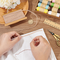 10 ярд полиэстеровой кружевной отделки пико SENE-WH0003-42A