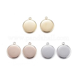 Cabochon pendenti in acciaio inossidabile 304&nbsp;STAS-G127-13-10mm
