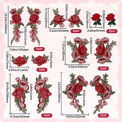 Patch di stoffa per ricamo computerizzato&nbsp;DIY-CY0001-06