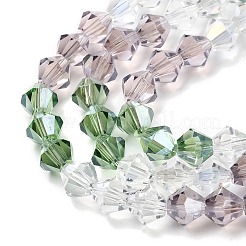 Прозрачный градиент цвета стеклянные бусины пряди GLAA-F131-01C-09