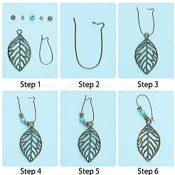 DIY серьги решений DIY-SC0001-30