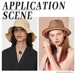 20 шт. нейлоновая нить с регулируемой пластиковой пряжкой для аксессуаров костюма&nbsp;DIY-GF0005-85