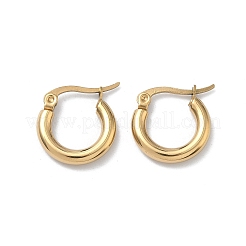 Pendientes de aro de acero inoxidable 304 para mujer&nbsp;EJEW-A159-01G