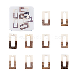 Подвески из смолы и дерева&nbsp;RESI-OL0001-09C