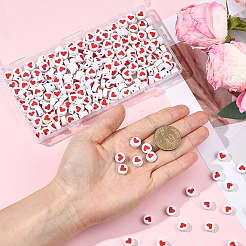 300шт бусины из полимерной глины ручной работы&nbsp;CLAY-PA0001-21