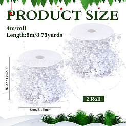 Бисер из полиэстера&nbsp;FIND-WH0816-064