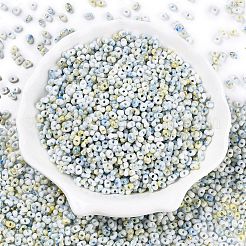 Zweifarbige Glasperlen mit Backfarbe&nbsp;SEED-C003-01N