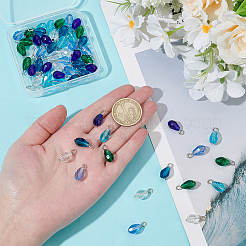 16шт 6 стильные стеклянные подвески PALLOY-PH01796