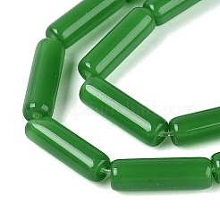 Chapelets de perles en verre imitation jade&nbsp;GLAA-N070-01A-B05