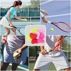8шт 4-х цветный силиконовый амортизатор для теннисной ракетки&nbsp;AJEW-CN0005-01