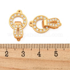 925 серебряная застежка с микропаве из прозрачного кубического циркония STER-U001-11G