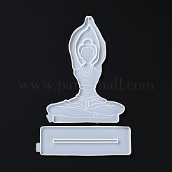 Силиконовые Молды для статуй для йоги своими руками&nbsp;DIY-G046-10