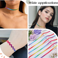 25 м полипропиленовая лента цвета радуги OCOR-GF0002-79