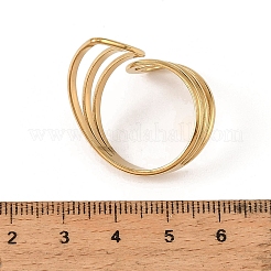 Unregelmäßige Manschettenringe aus Messing für Damen&nbsp;KK-CBA8D1E-05G