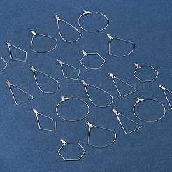 24 Stück 6 Stile 304 Edelstahlanhänger&nbsp;STAS-FS0001-55