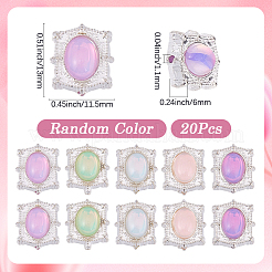 20 Stück Legierungsglasperlen&nbsp;GLAA-SC0003-44A