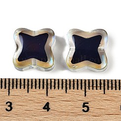 Двухцветные стеклянные бусины для настроения&nbsp;GLAA-Z007-08A