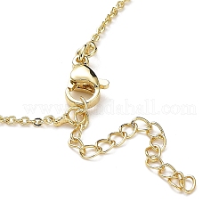 Modische Hip-Hop-Halskette mit Kreuzanhänger aus goldenem Messing für Damen mit mikroeingelegten Edelsteinen und Zirkonkristallen (nkb072)&nbsp;ST0177423