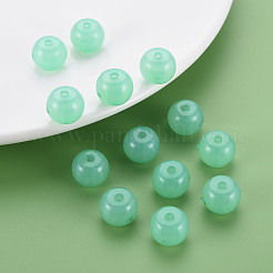 模造ゼリーアクリルビーズ  バレル  ミディアムアクアマリン  13x10.5mm  穴：2.5mm  約375個/500g&nbsp;MACR-S373-14-EA02