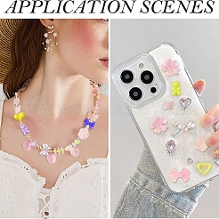 Наборы милых эластичных украшений из акрилового бисера своими руками&nbsp;DIY-YW0010-04A