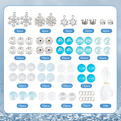 DIY-Set zur Herstellung von Schneeflocken-Armbändern&nbsp;BJEW-SC0001-08