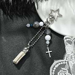 Подвесные украшения из стекла и акрила HJEW-JM01382