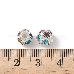 Латунные бусины со стразами  KK-A267-03A-01S