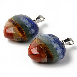 Подвески из натурального аметиста G-R478-15